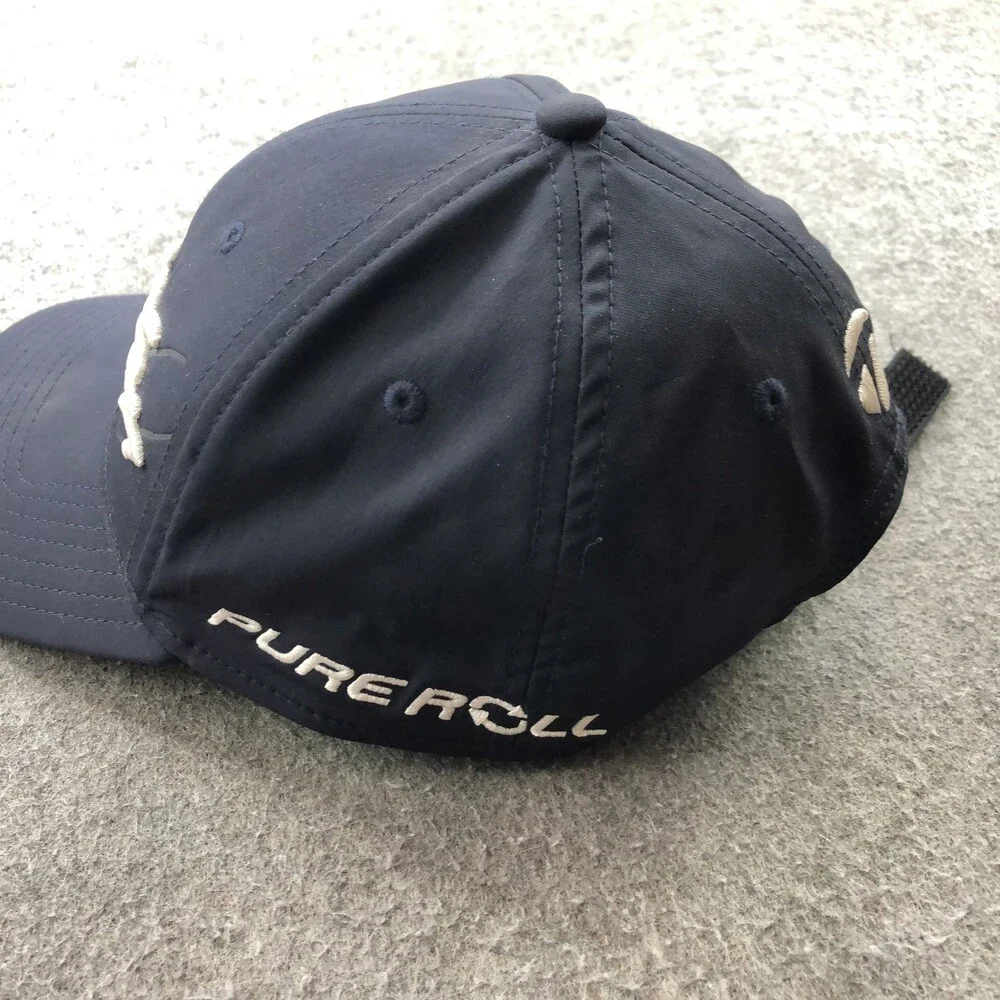Spider Hat Cap Strap Back Mens Navy Blue Golf Pure Roll TaylorMade One Size - Picture 4 of 8